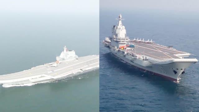 山东舰,辽宁舰同时执行任务!