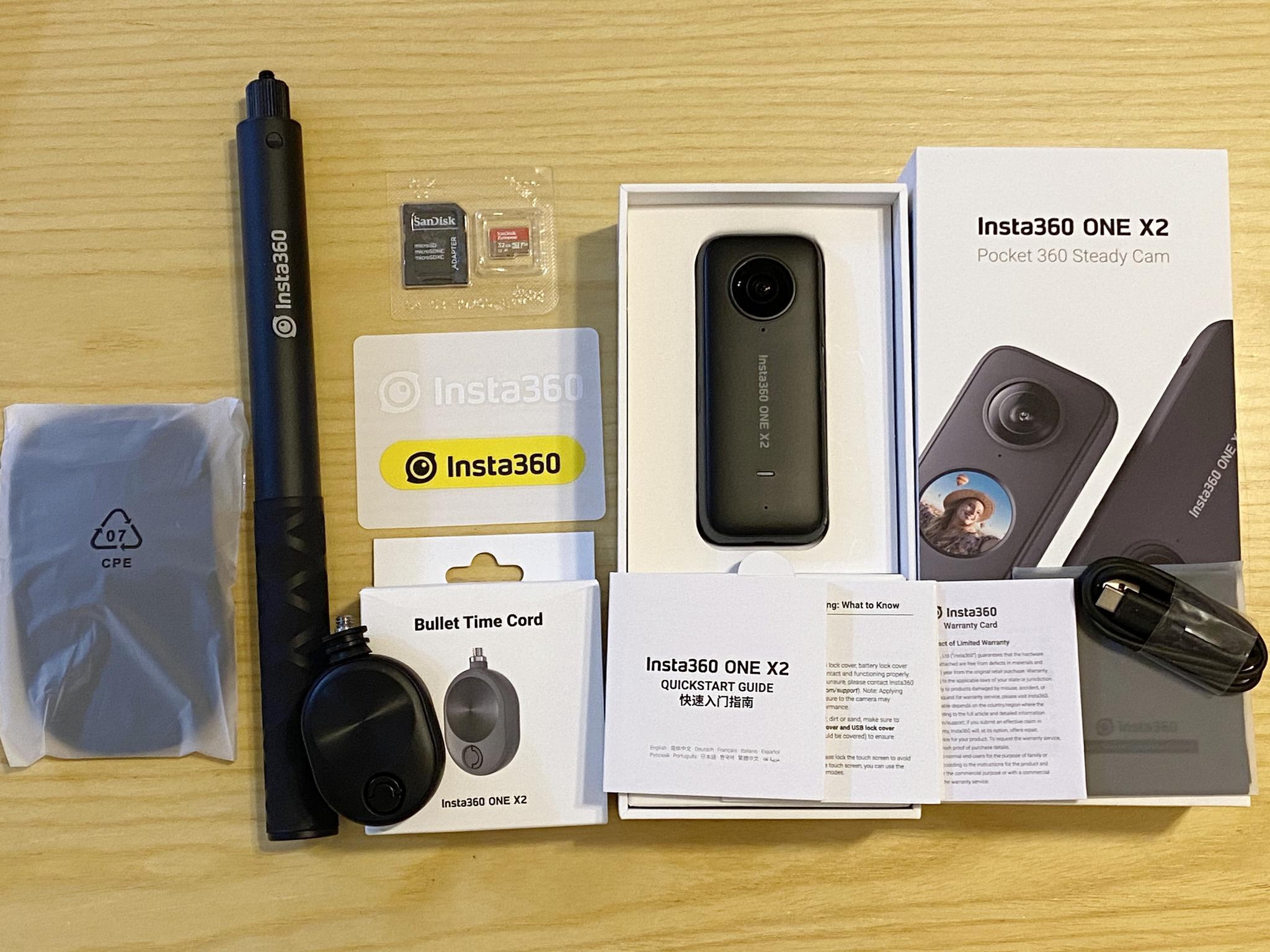 insta360onex2开箱随身拍360度视频的好物