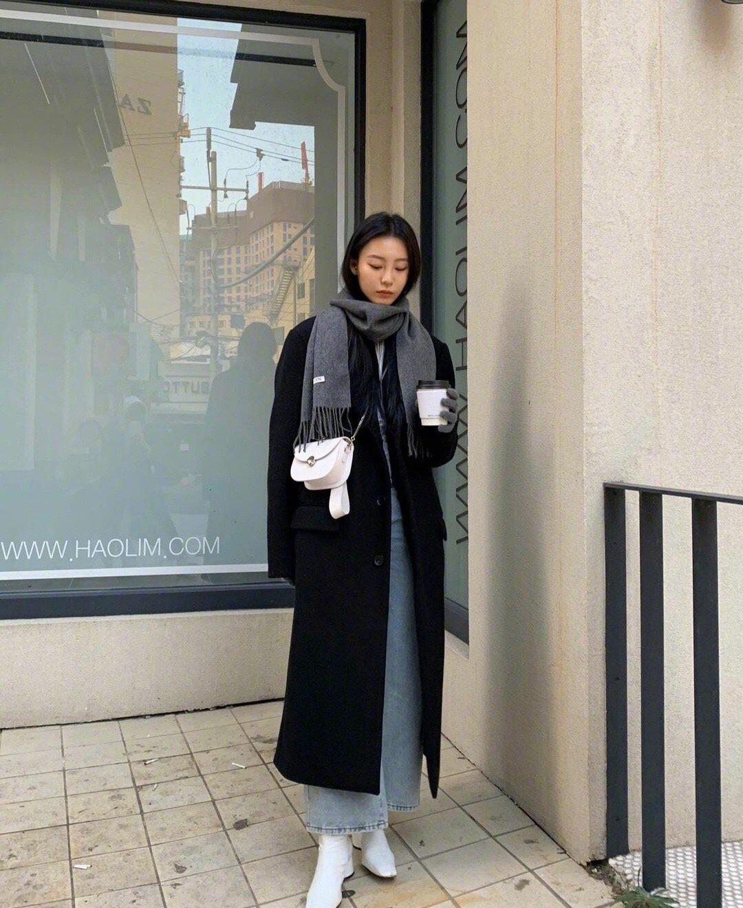 韩国时尚博主 seonhye 随意舒适的日常穿搭经