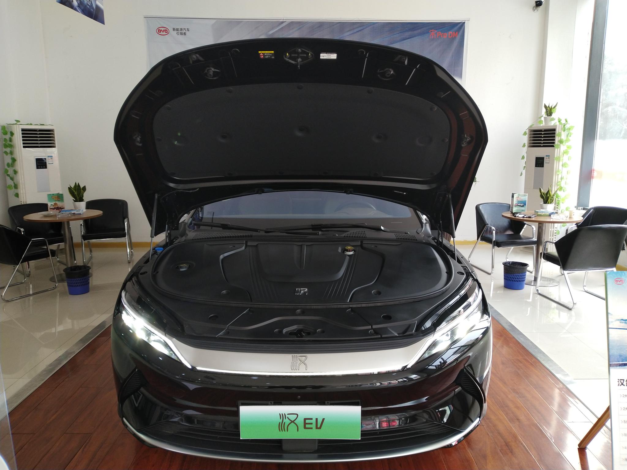 39秒破百比亚迪汉ev到店实拍实车比照片更好看