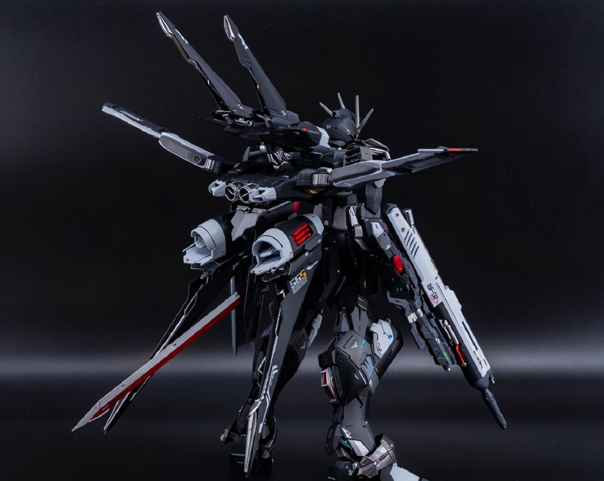 容易被认成漆黑强袭的venom脉冲高达模型|模型|机体|霍克_新浪新闻