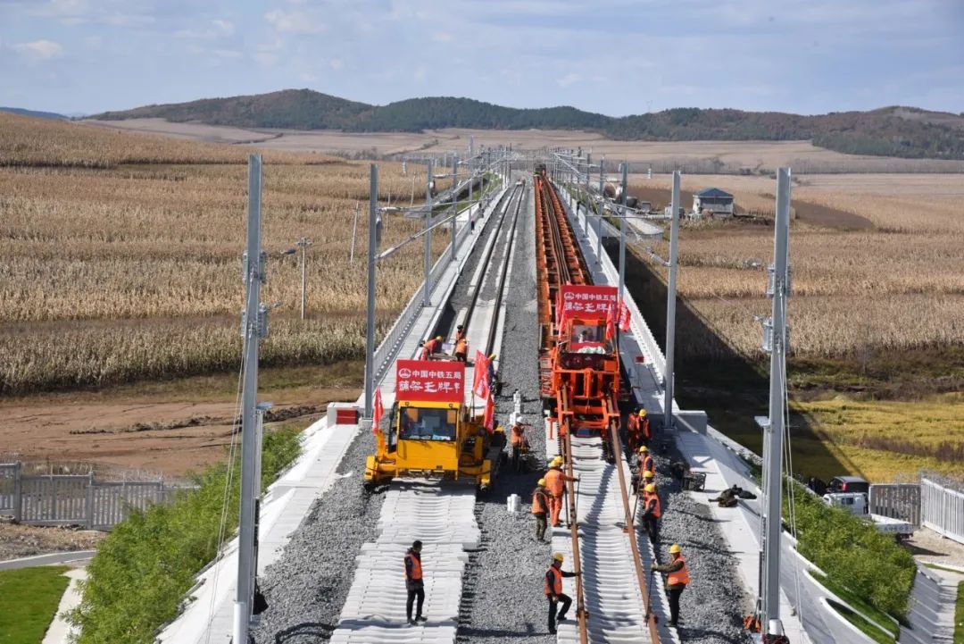 牡佳客专牡丹江段轨道铺设完成!新建站房是酱紫滴↘