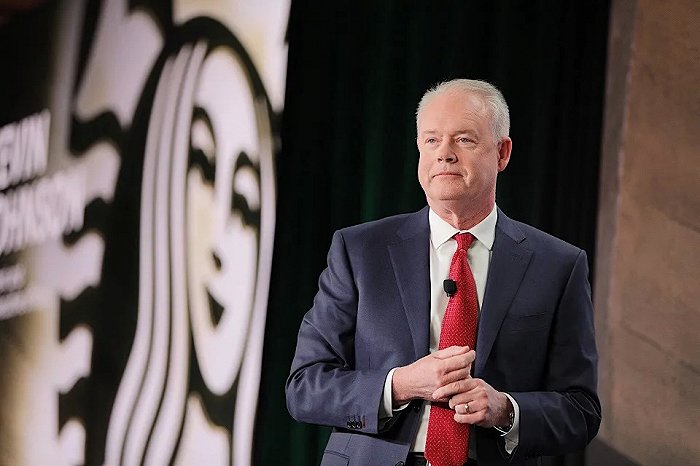 星巴克首席执行官凯文·约翰逊(kevin johnson)(资料图片)