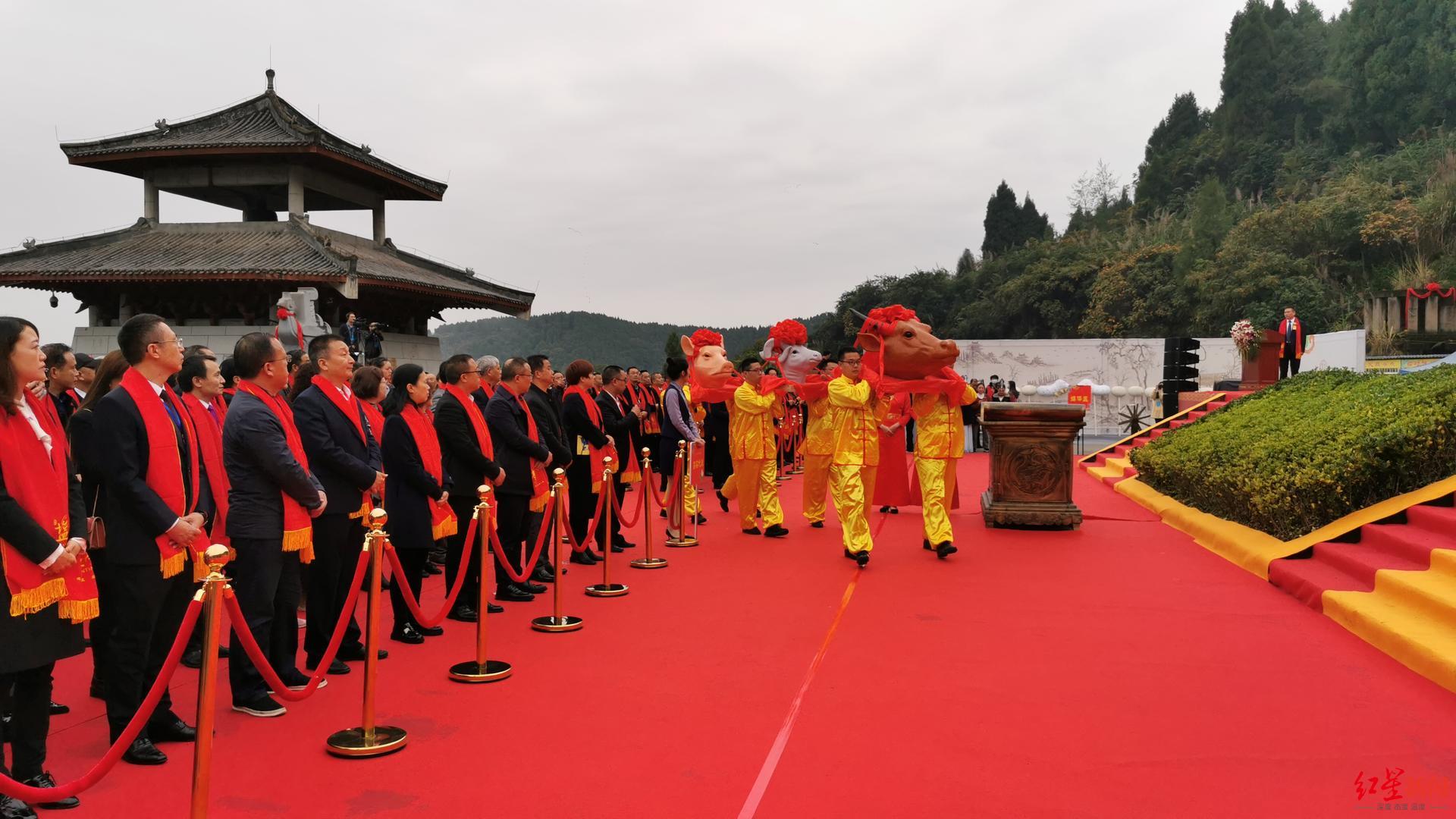 酬谢"蚕神",礼拜嫘祖!四川盐亭举行嫘祖故里酬蚕节祭祖仪式