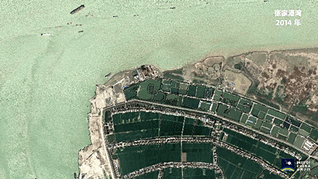 这是10月19日拍摄的苏州张家港湾。新华社记者李博摄