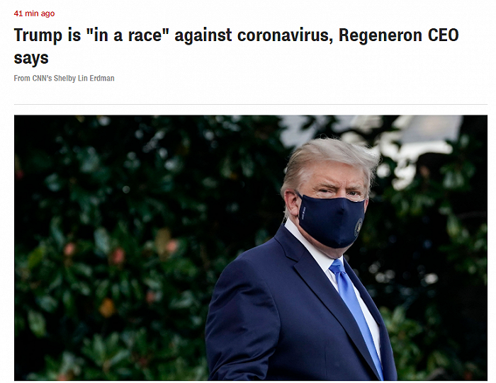 美生物技术公司特朗普他正与新冠病毒赛跑