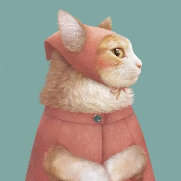 高贵喵大人画像合集?怎么做到这么有质感的!|画像|合集|署名_新浪新闻