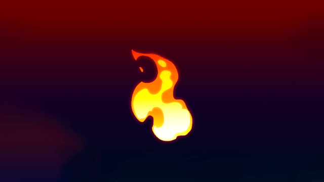 天美动画师实例讲解如何才能画好一团火焰