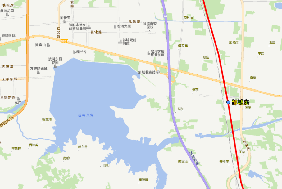 济宁济枣高铁"邹城东站"布置方案公布
