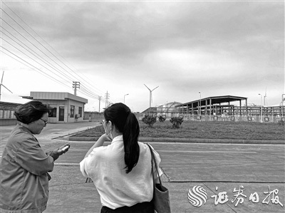 左一：辉丰公司法定代表人、总经理杨金兰  陈红/摄