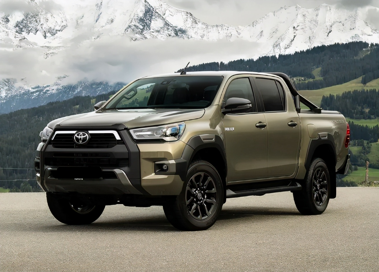 丰田hilux再出新款!外观更威武霸气,搭载四缸柴油引擎