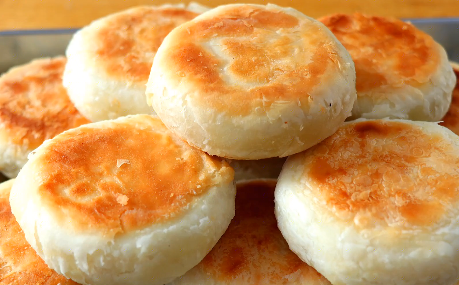 纯手工板栗酥饼多层酥脆馅料十足方法简单不用烤箱也能做