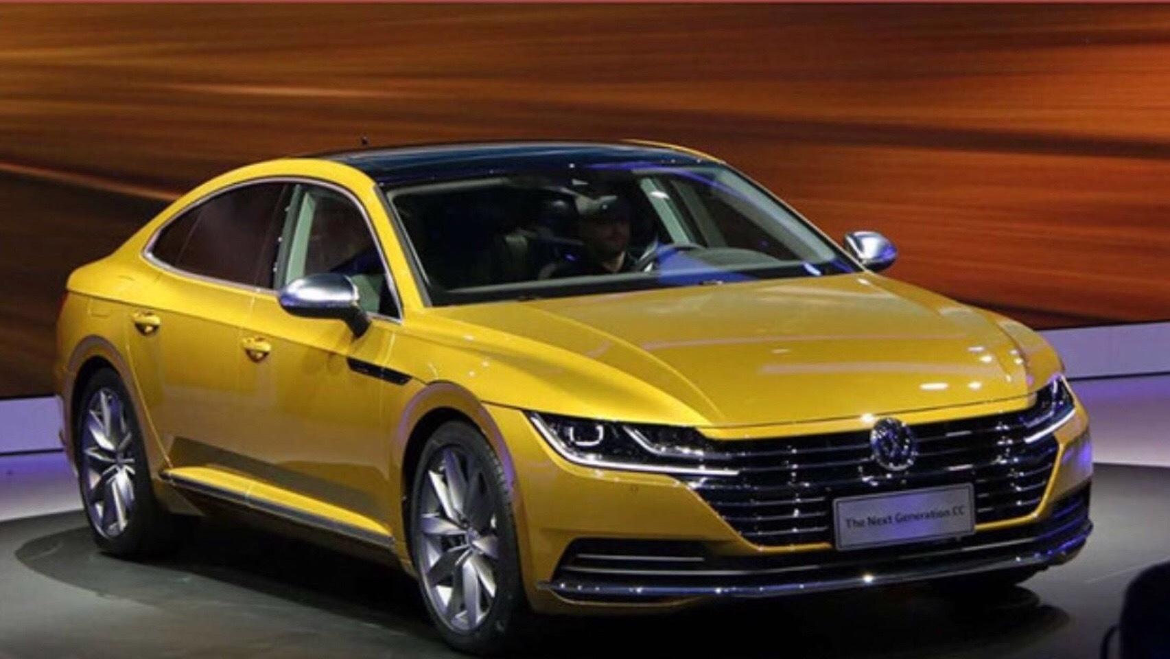 1种车头2种车尾27万起大众新cc开启预售