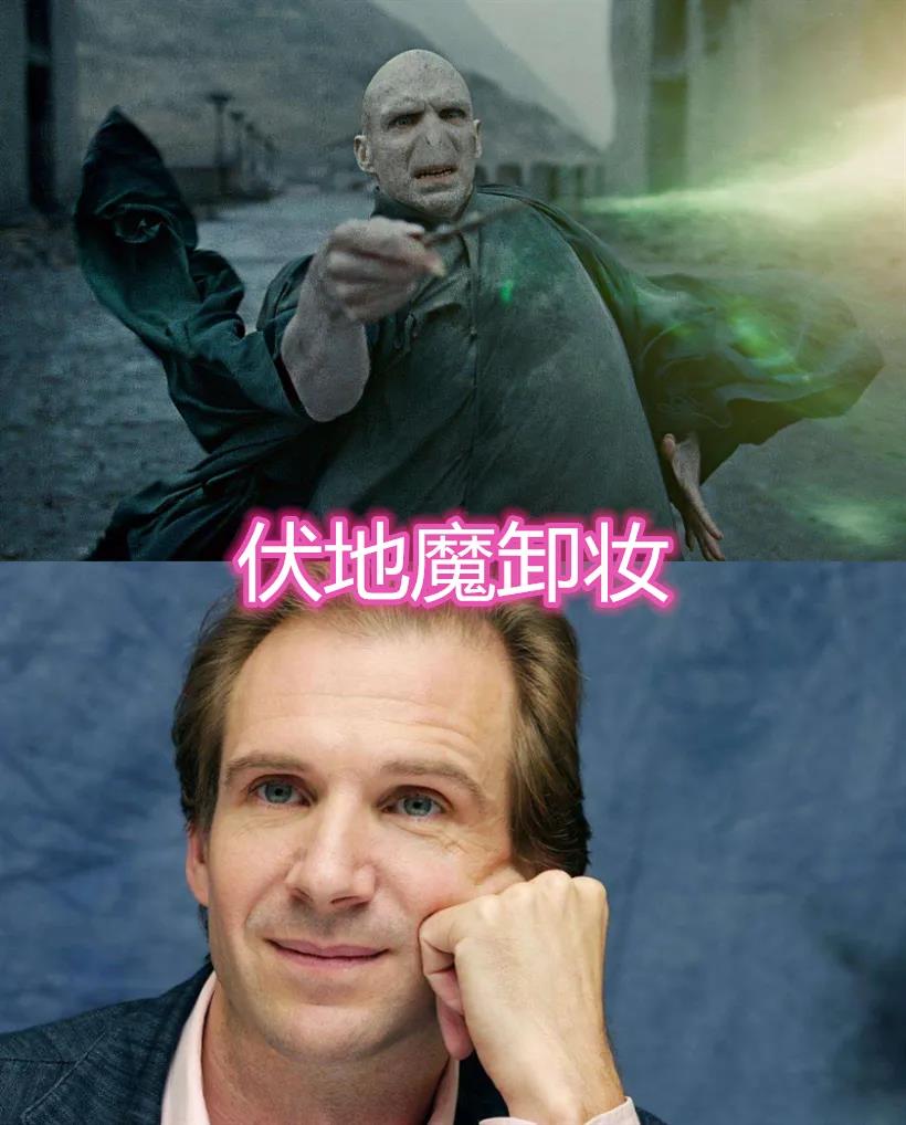 哈利波特中的伏地魔了,作为大反派,伏地魔的外貌的确非常吓人,不仅是