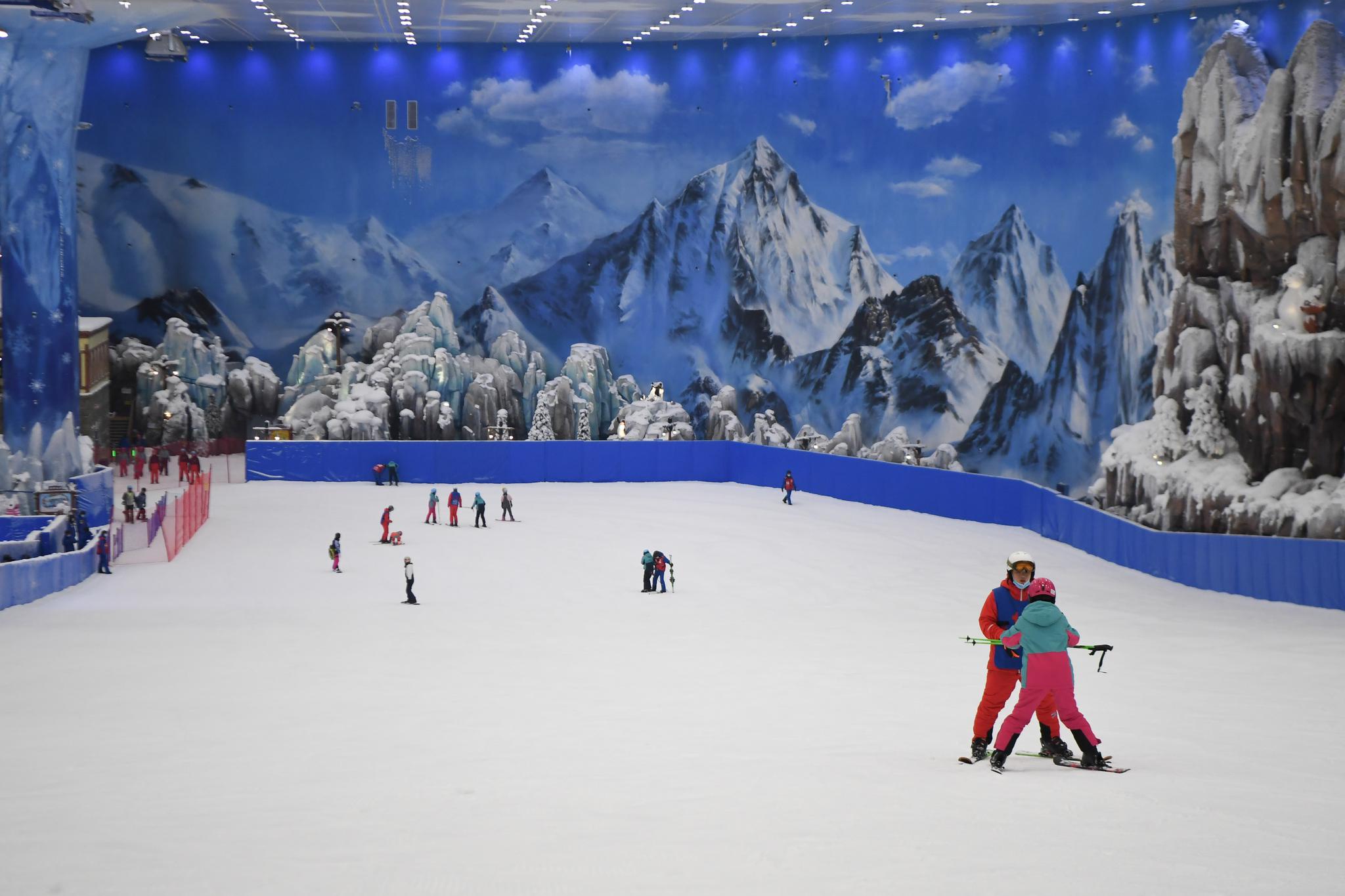 稻香湖滑雪场图片
