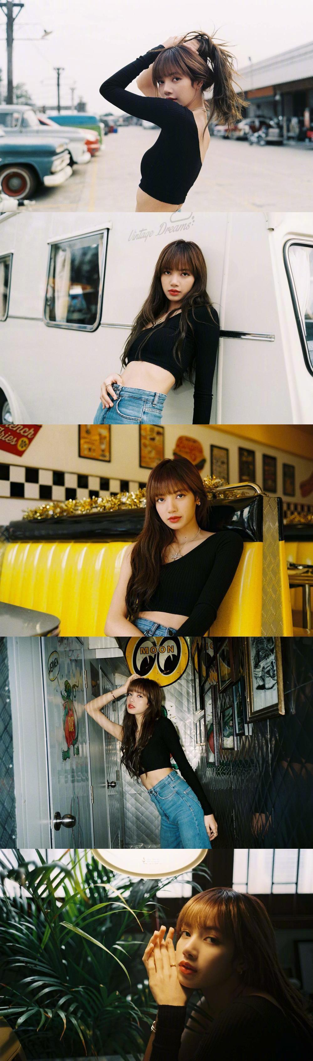 lisa真的好漂亮啊,可盐可甜不是说说而已.