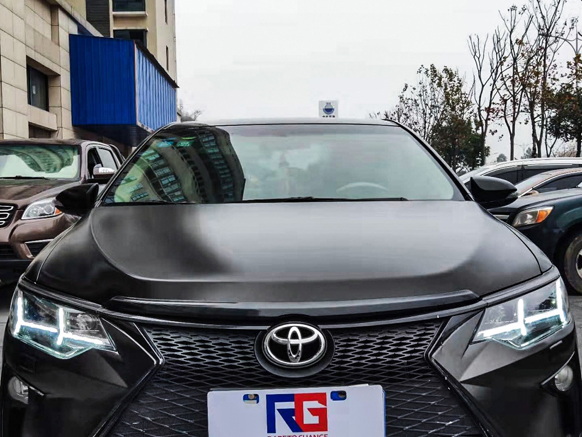 丰田凯美瑞车身改色电光黑 rg瑞集改色膜湖南岳阳