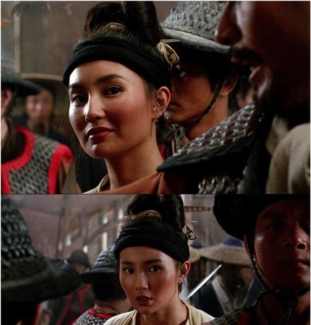 1992年《新龙门客栈》,张曼玉饰演金镶玉,妩媚泼辣,八面玲珑