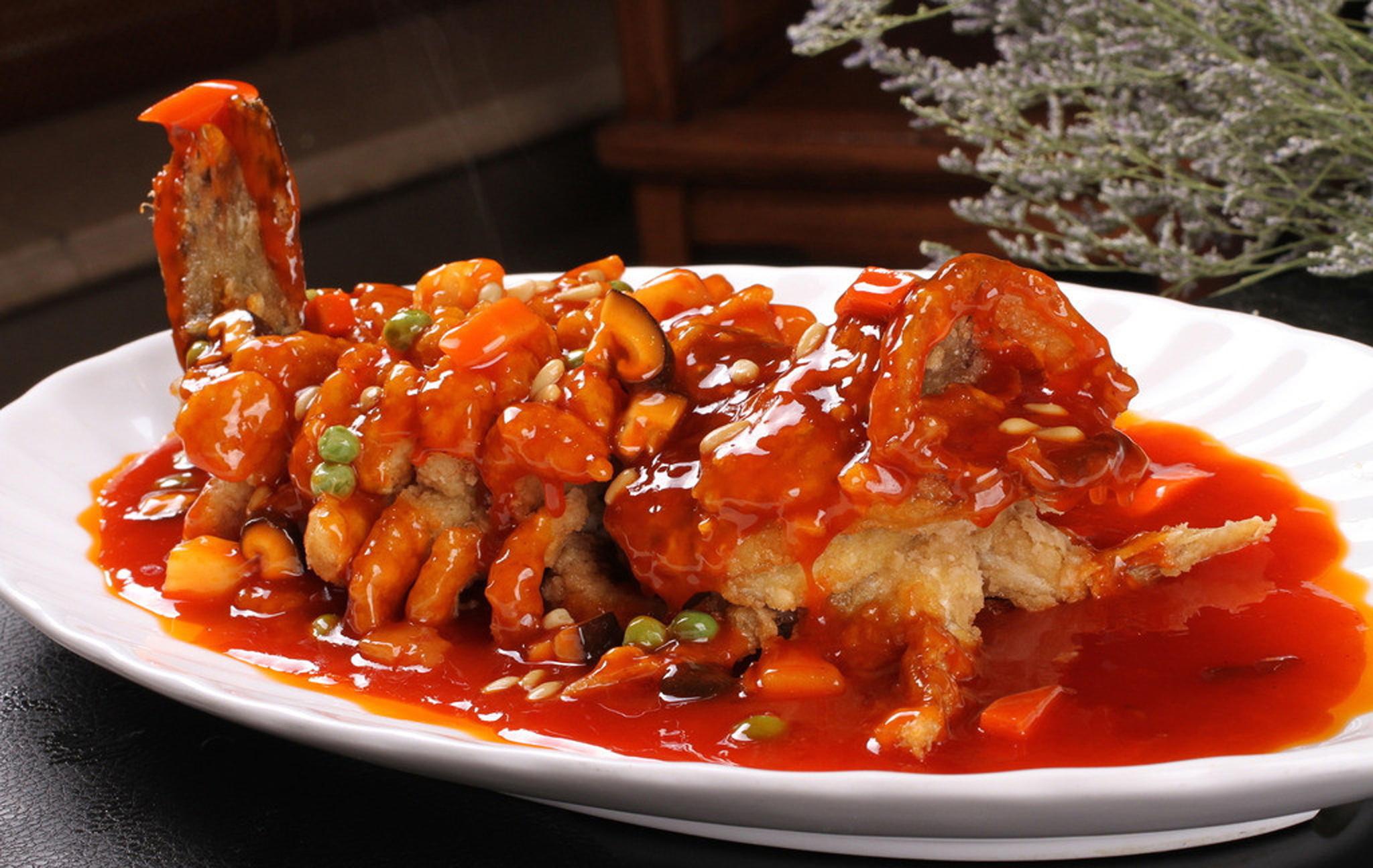 贴秋膘怎能少了松子鳜鱼,鱼肉鲜滑,酸爽带劲,附详细流程图