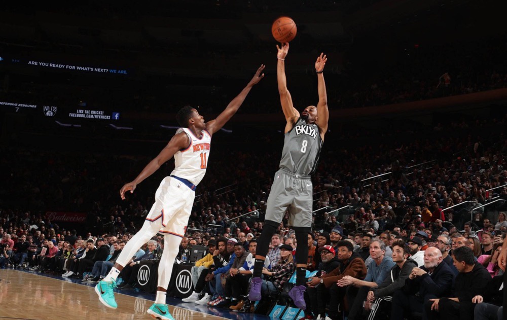 就是篮网核心斯宾瑟-丁威迪,出身于二轮秀的他,从来都不是以投篮见长