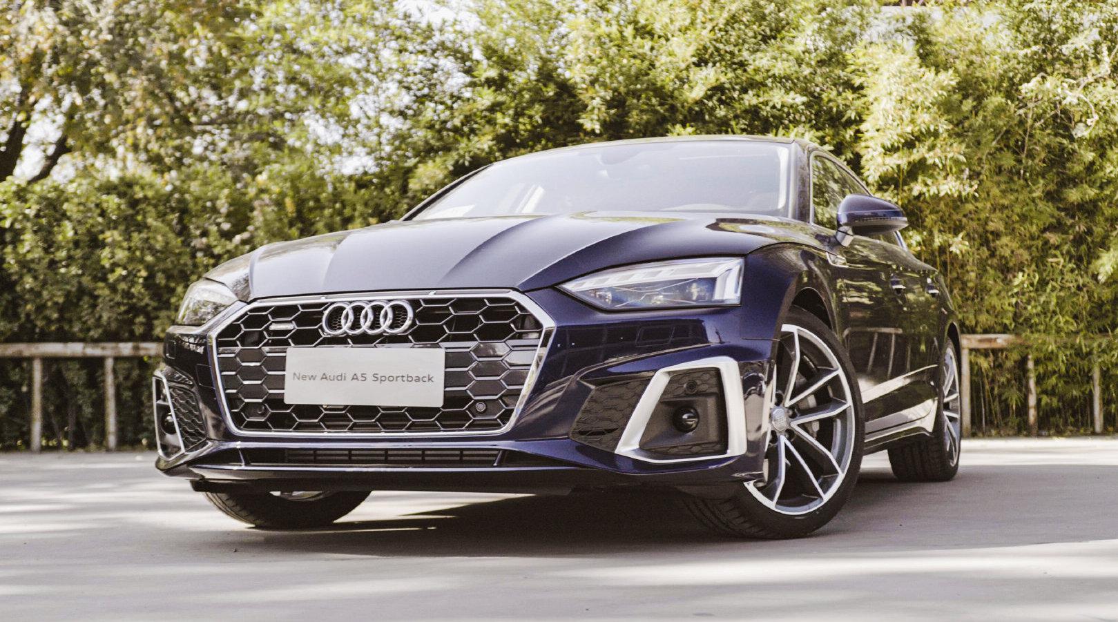 优雅的四门掀背试驾2020款奥迪a5sportback