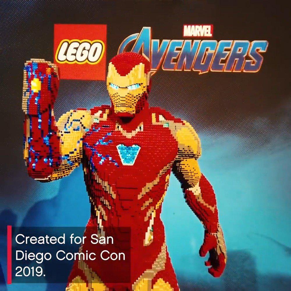 一起来看看《复联4》乐高版钢铁侠纯制作花絮!