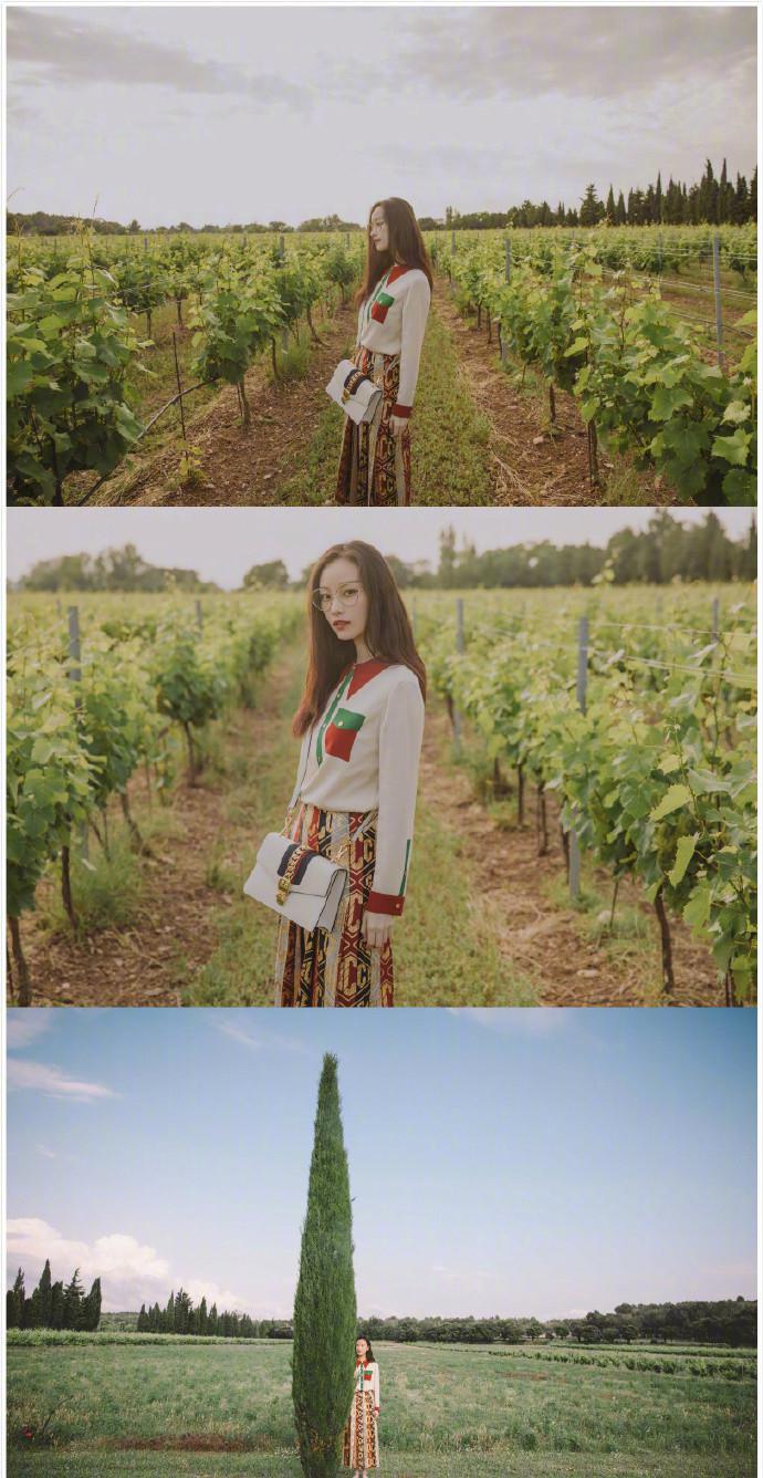 倪妮~站在那就是风景,拍照姿势get起来