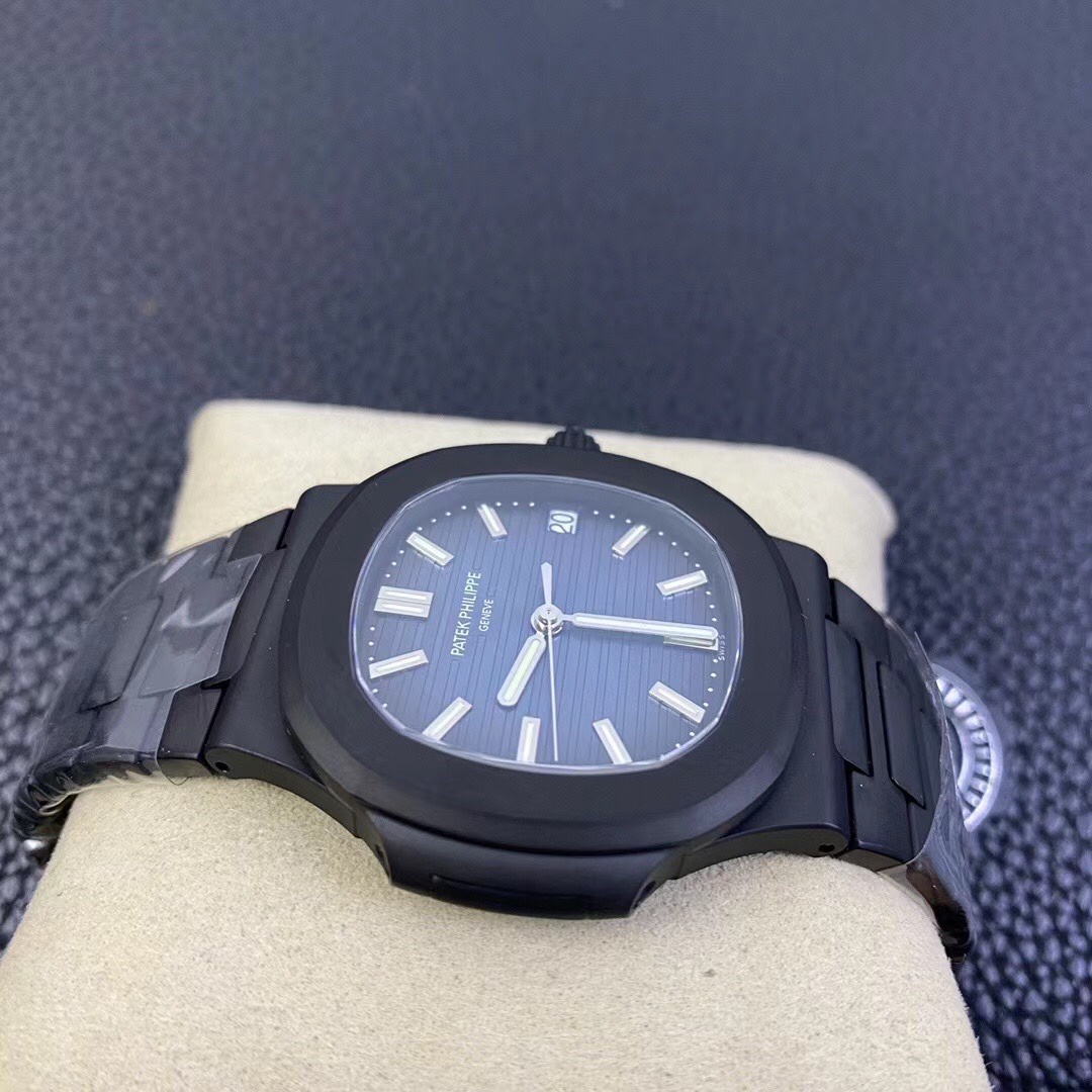 siri说表复刻表评测ppf百达翡丽鹦鹉螺v4版dcl镀黑版金刚石碳涂