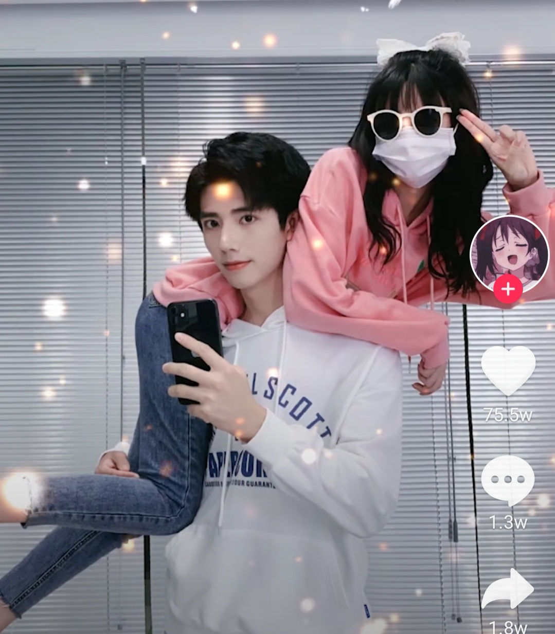 女版七鹤大人短视频平台惊现口罩女不露脸吸粉超过1000万