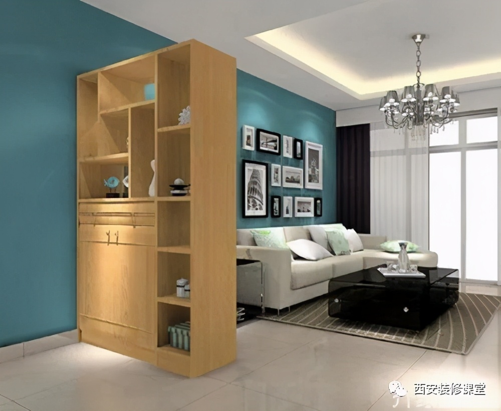 入户门直对阳台怎么装修