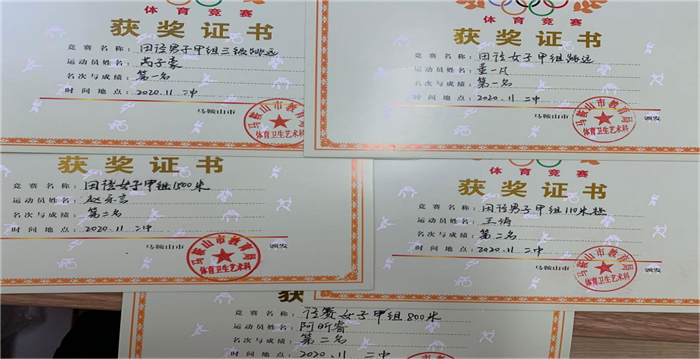 马鞍山二中2020高考_马鞍山二中在2020年市中小学生田径运动会中获佳绩