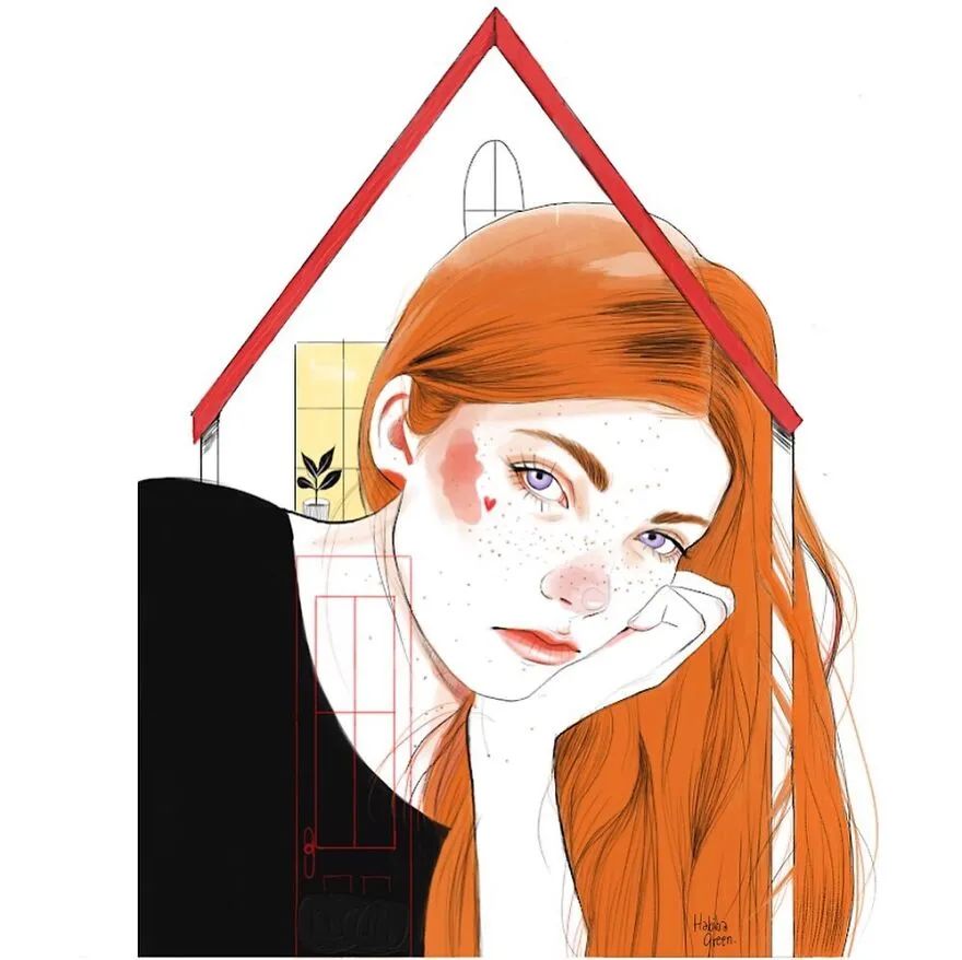 锥子脸和气质脸哪一个更美看完这组插画你就知道了