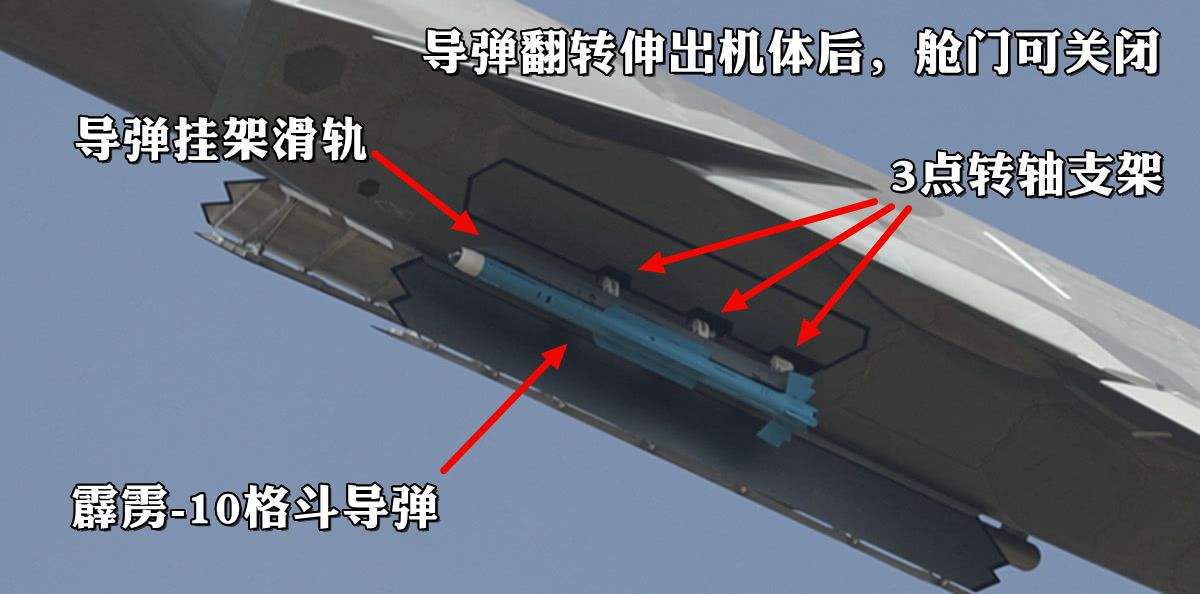 歼20侧弹舱设计比f22更先进,空中格斗优势巨大!