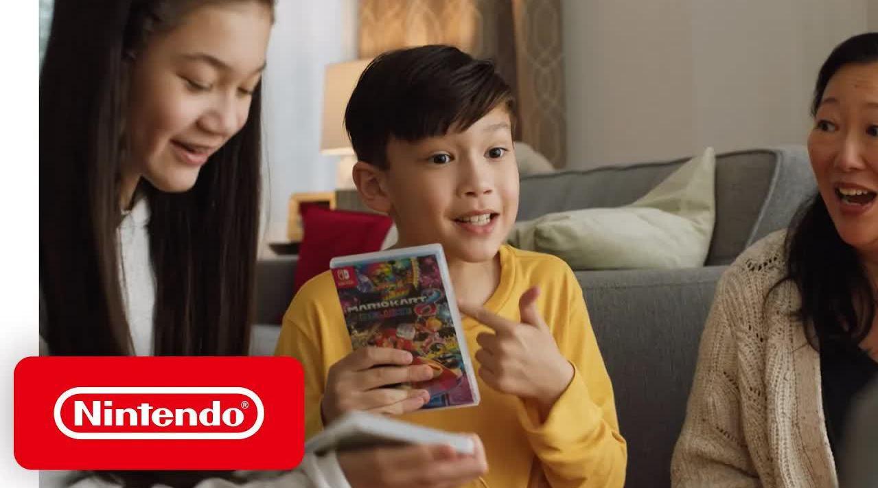 美国任天堂新cm Nintendo Switch My Way 马力欧卡丁车8