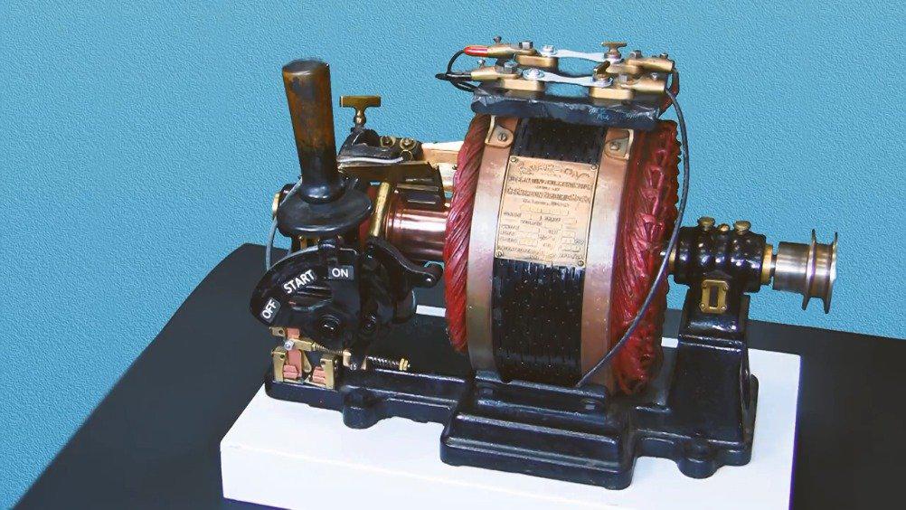 爱迪生当年发明的斥力启动感应交流电动机