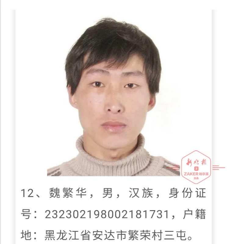 黑龙江警方悬赏缉捕18名重大刑事案件在逃人员|附照片