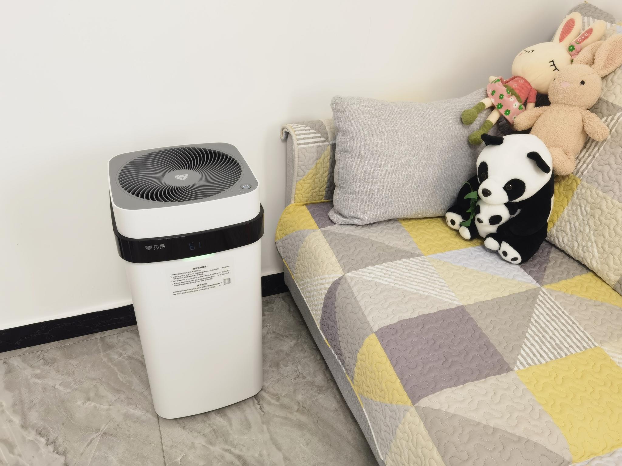 无需更换滤芯,这可省下不少钱,贝昂无耗材空气净化器x3能做到