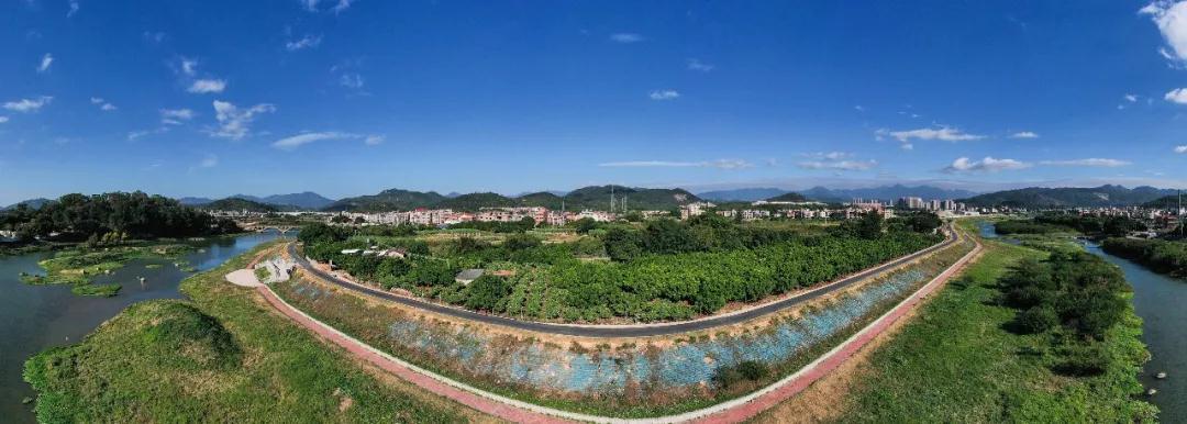 这是同安通山连海步道的重要一环慢行步道工程已进入收尾阶段省道206