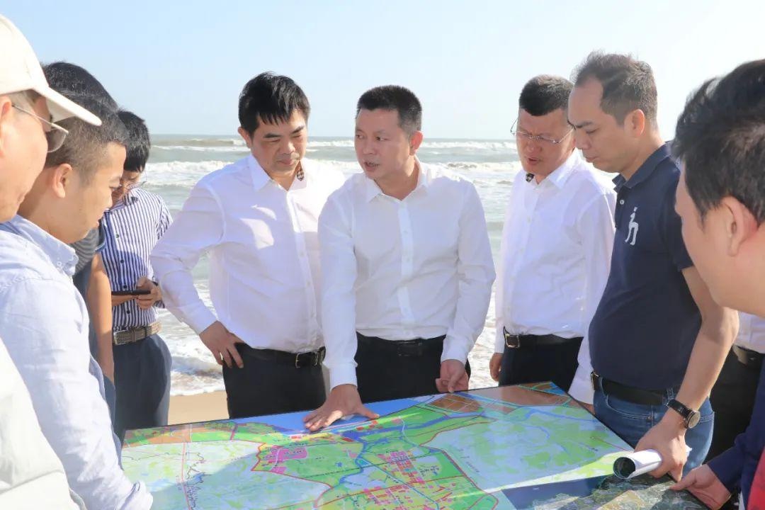 江玉城局长带队赴空港,惠来,粤东新城调研自然资源工作