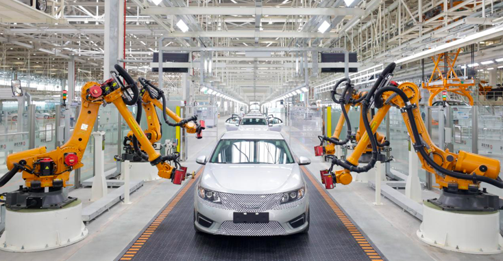 恒大汽车生产基地涂装车间