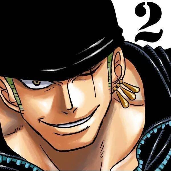 海贼王头像分享索隆戴黑色头巾帅气布鲁克的表情难以捉摸