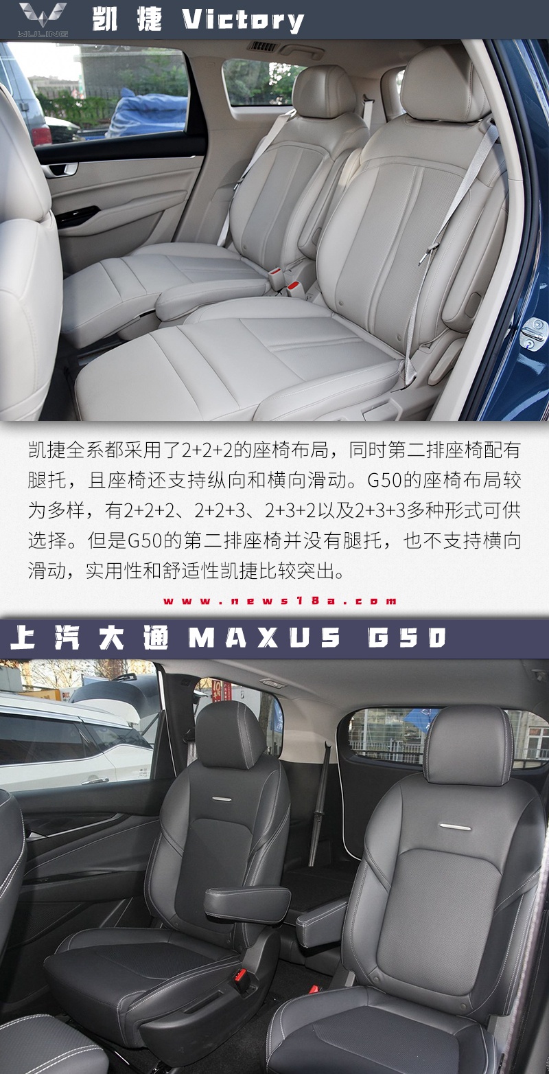 10万级MPV哪家强? 五菱凯捷对比MAXUS G50