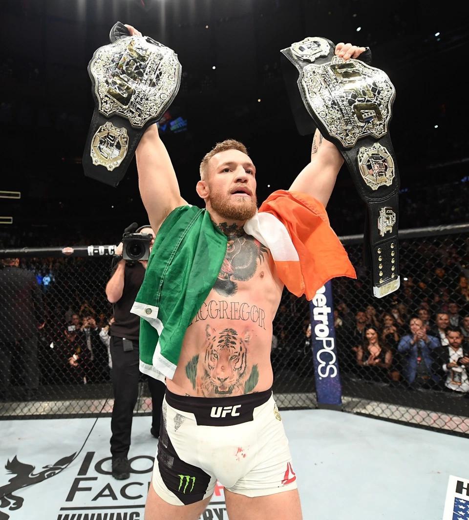 ufc三冠纪录:我早就可以击败伍德利,拿下次中量级腰带"嘴炮"康纳