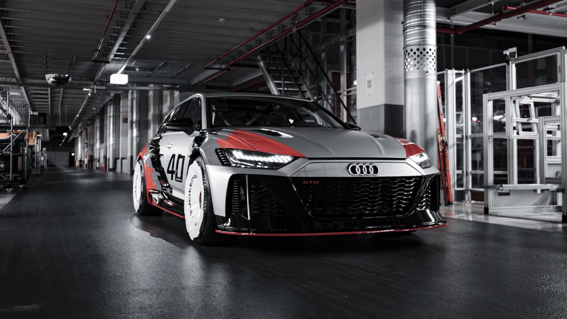 奥迪发布rs6 gto概念车,致敬quatrro技术40周年