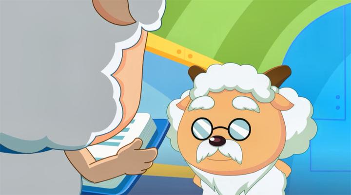 喜羊羊与灰太狼喜羊羊终于见到爸爸了虽然是小孩模样的爸爸