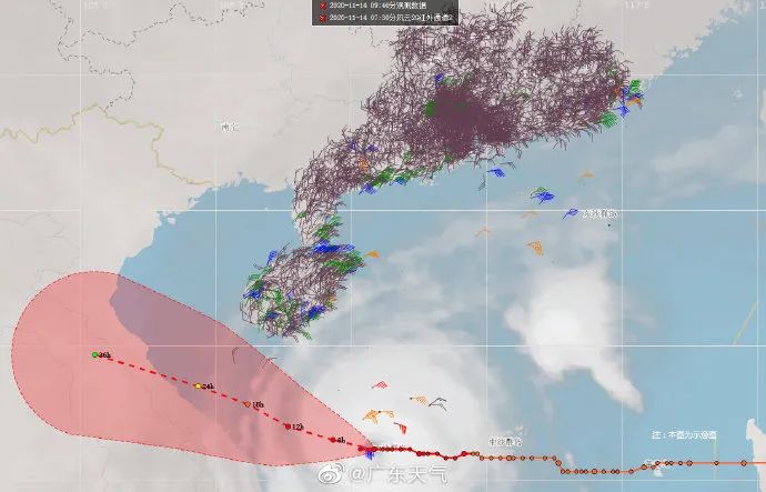 第22号台风环高靠近潮州天气阴阴需注意的是