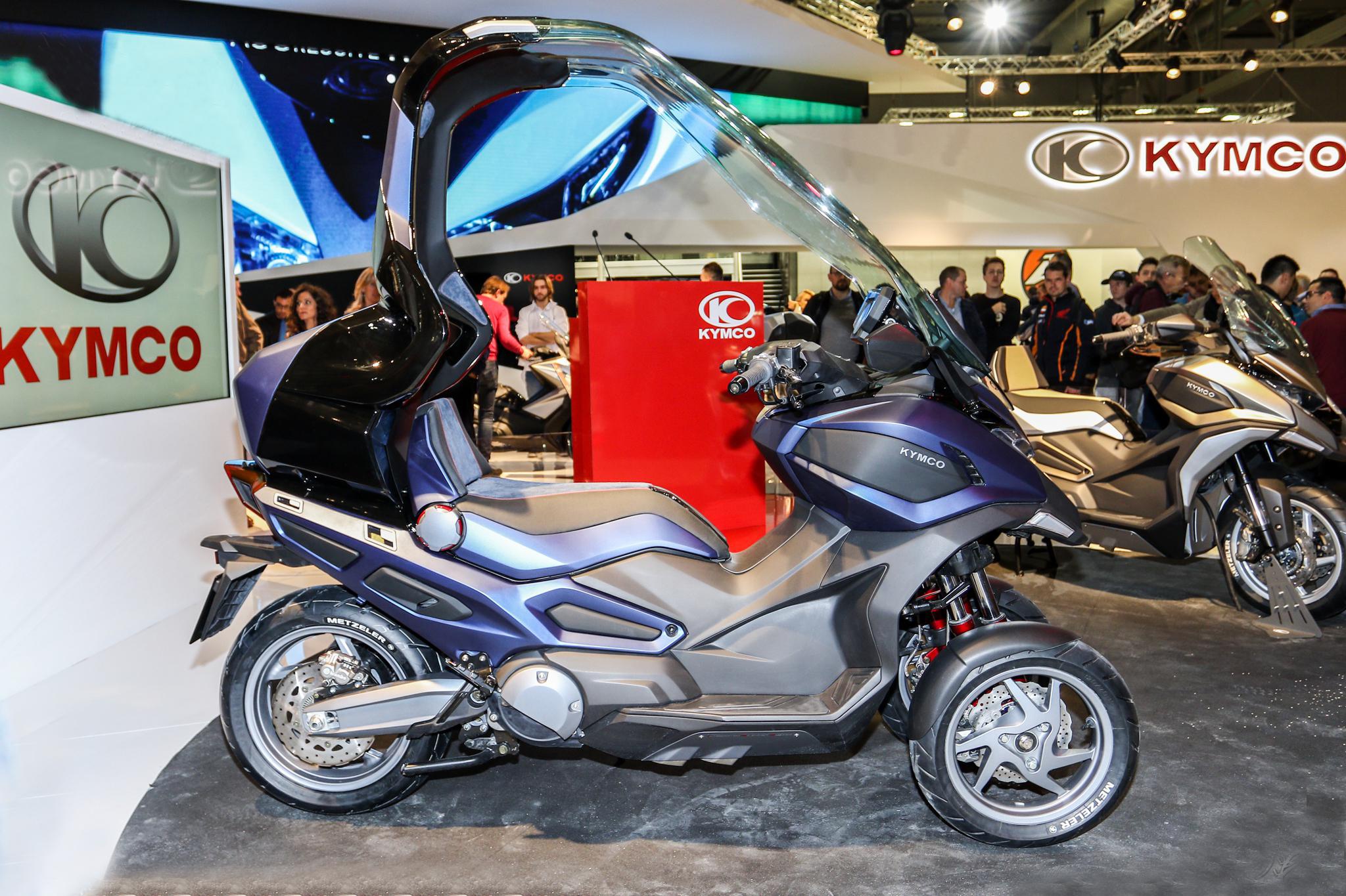 颤抖吧雅马哈!光阳首款大排量倒三轮 cv3要来了 专利图被公布