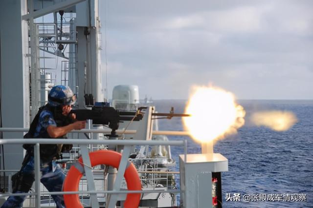 美日密谋霸占钓鱼岛我海警船获开火权用他们听得懂的语言对话