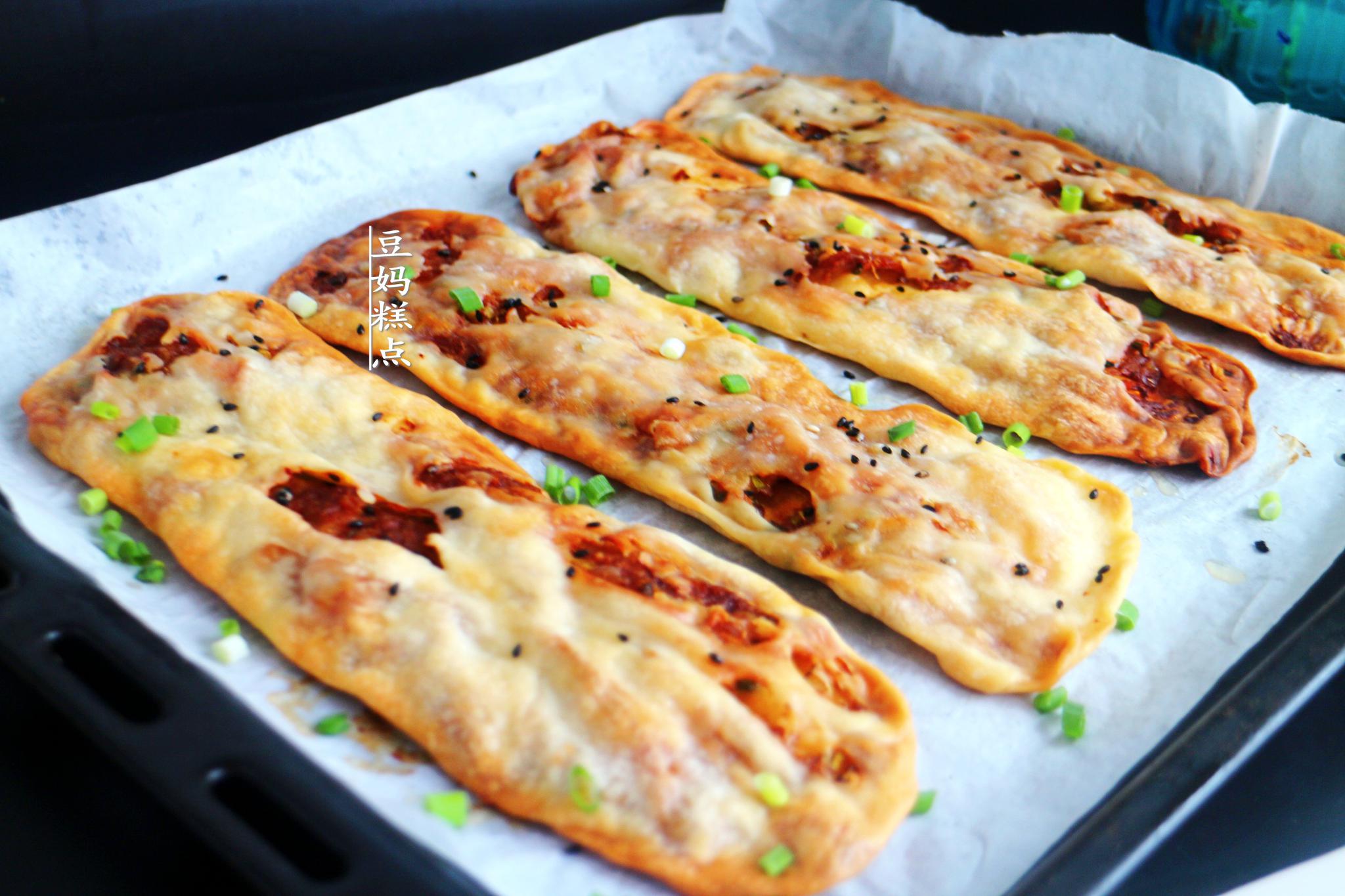 特色小吃,湖北鲜肉锅盔,不用发面,一次做7个又香又酥