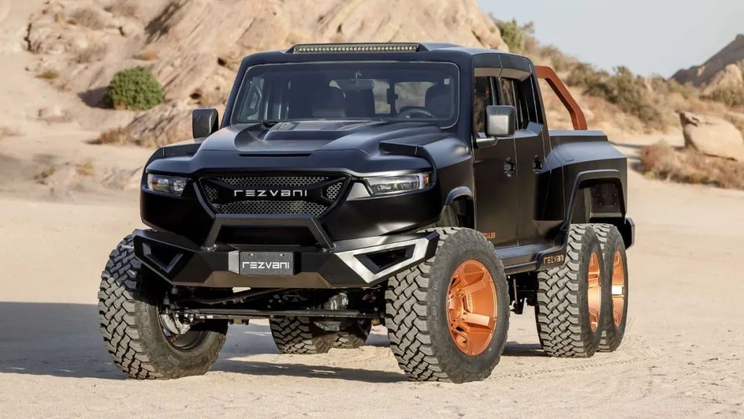 70lv8增压1300匹又一台强悍的6x6越野皮卡